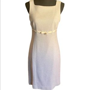 J.G. Hook Vintage Light Blue and White Dress